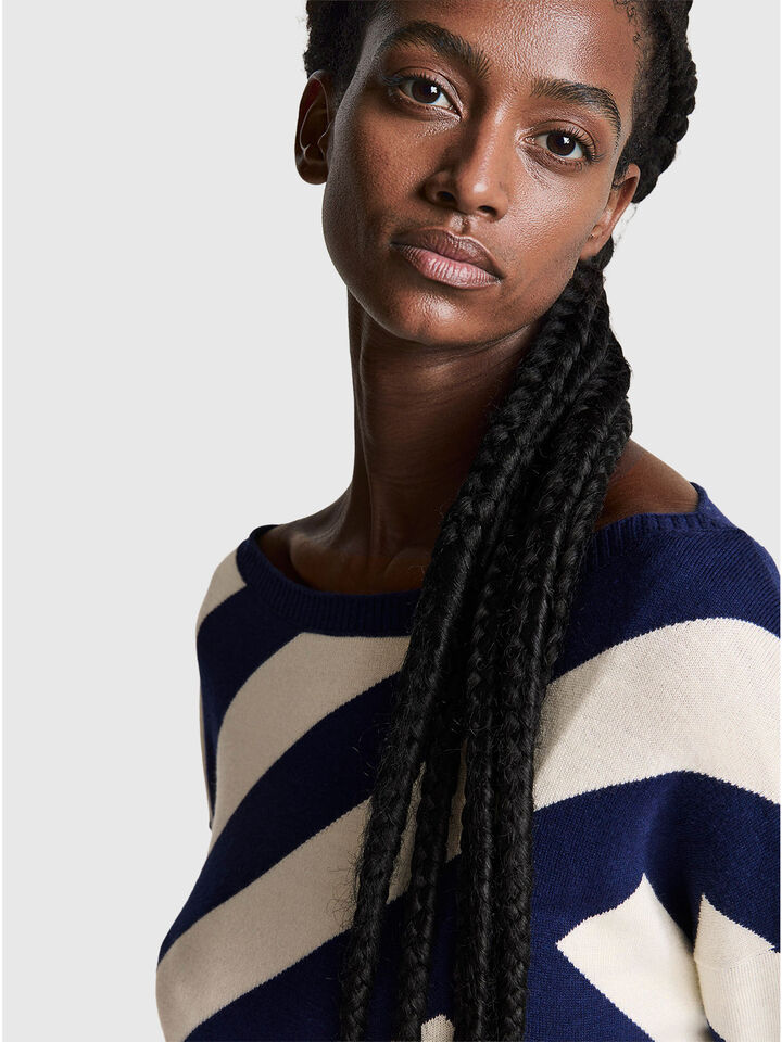 BOAT-NECK SWEAT.L/S Women image number 4